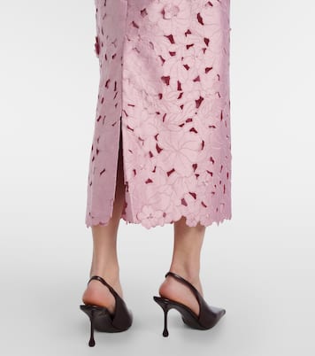 Cocktailkleid Astelle aus Guipure-Spitze | Costarellos