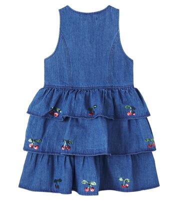 Vestido Elba de denim con lentejuelas | Konges Sløjd