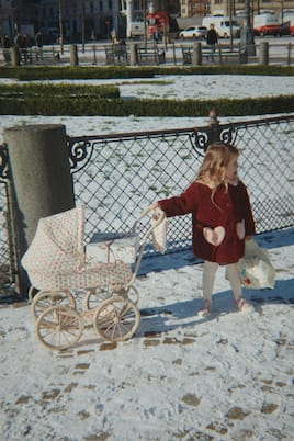 Minnie Doll floral-printed stroller | Konges Sløjd