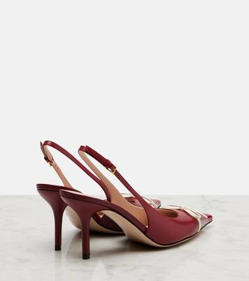 Slingback-Pumps Bepointy 80 aus Lackleder | Valentino Garavani