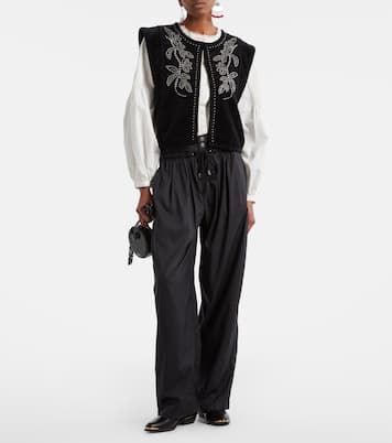 Pantaloni Inaya a vita alta | Isabel Marant