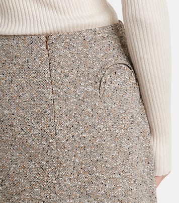 Minifalda Coci de tweed en mezcla de lino | Blazé Milano