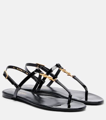 Sandalen Cassandre aus Lackleder | Saint Laurent