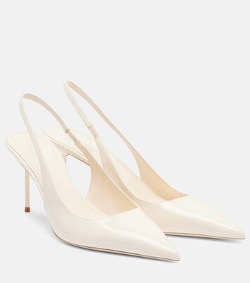 Lidia 70 leather slingback pumps | Paris Texas