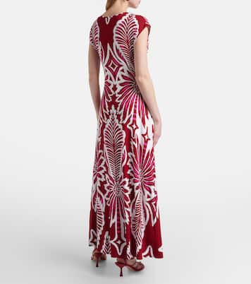 Robe longue Nova à fleurs | Poupette St Barth