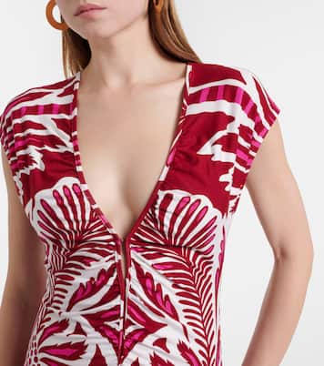 Robe longue Nova à fleurs | Poupette St Barth