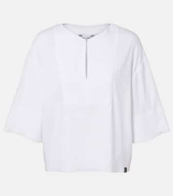 Sospiro linen-blend top | Max Mara