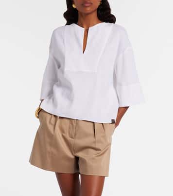 Sospiro linen-blend top | Max Mara