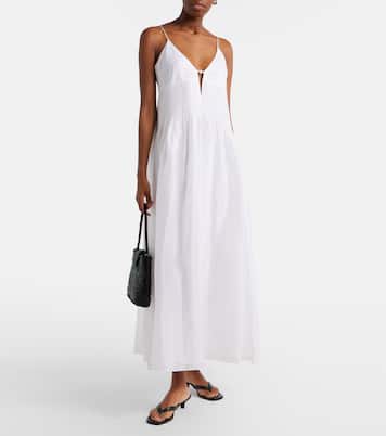 Linen and silk maxi dress | Tory Burch