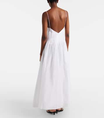 Linen and silk maxi dress | Tory Burch