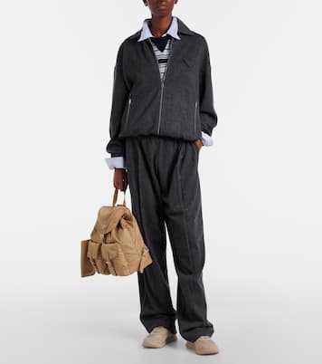 Baskets PRAX 2.0 en Re-Nylon et daim | Prada