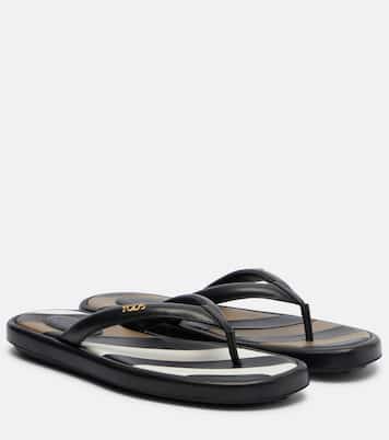 레더 통 샌들 | Tod's