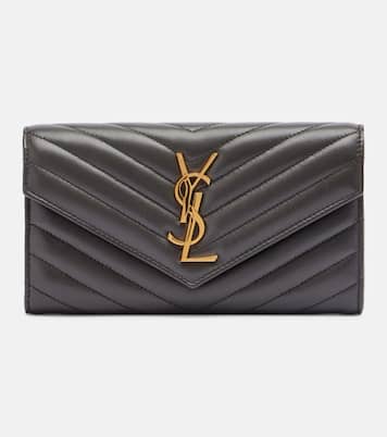 Cassandre matelassé leather wallet  | Saint Laurent