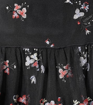 Embroidered tulle midi skirt | Tory Burch
