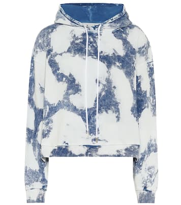 Sweat-shirt à capuche à motif tie & dye en coton | Stella McCartney