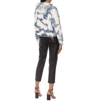 Sweat-shirt à capuche à motif tie & dye en coton | Stella McCartney