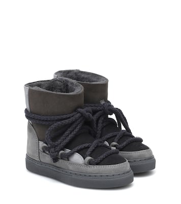Suede and leather sneakers | Inuikii Kids