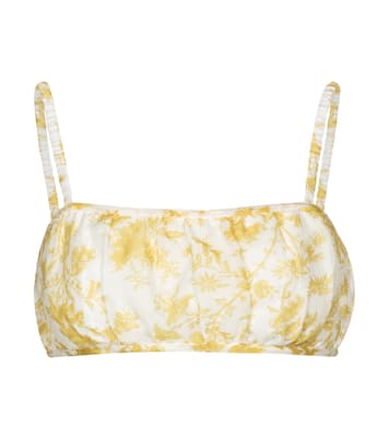 Clementine cotton and silk crop top | SIR