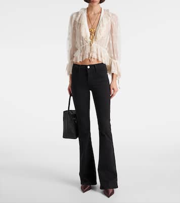 Jean Le High Flare à taille haute | Frame