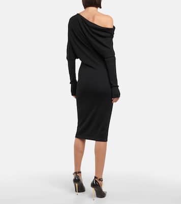 Vestido midi de mezcla de cachemir | Tom Ford