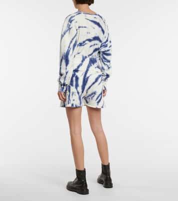 Yacht tie-dye cotton shorts | Les Tien