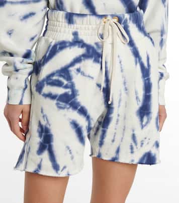 Yacht tie-dye cotton shorts | Les Tien
