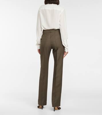 Wool-blend straight pants | Peter Do