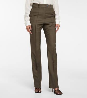 Wool-blend straight pants | Peter Do