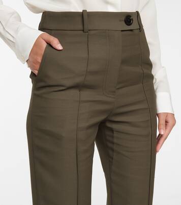 Wool-blend straight pants | Peter Do