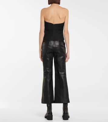 Prim wool-blend bustier top | Khaite