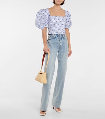 Top Tessa in misto cotone con stampa | Caroline Constas