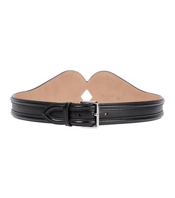 Ceinture corset en cuir | Alaïa