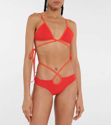 Wraparound triangle bikini top | Christopher Esber