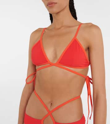 Wraparound triangle bikini top | Christopher Esber
