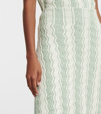 Falda midi en mezcla de algodón | Jil Sander