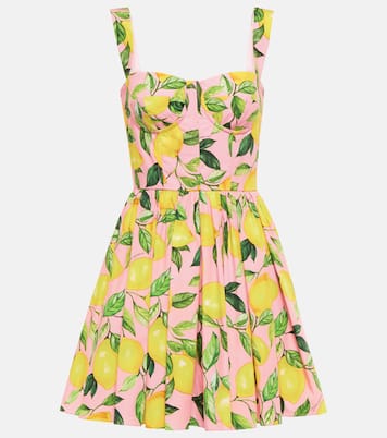 Vestido de algodón estampado | Dolce&Gabbana
