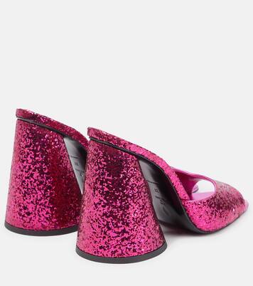 Sandali Devon in pelle con paillettes | The Attico