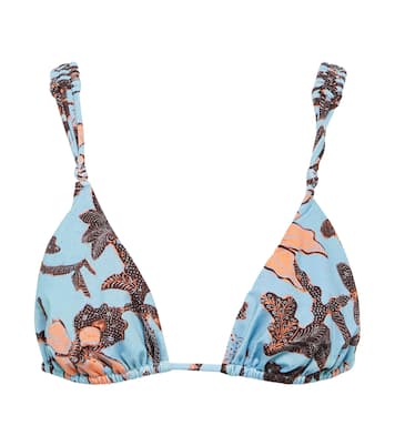 Catalina floral bikini top | Ulla Johnson