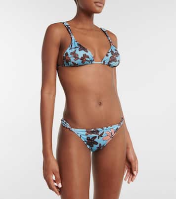 Catalina floral bikini top | Ulla Johnson