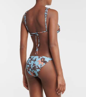 Catalina floral bikini top | Ulla Johnson