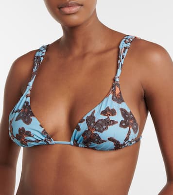 Catalina floral bikini top | Ulla Johnson