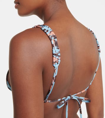 Catalina floral bikini top | Ulla Johnson
