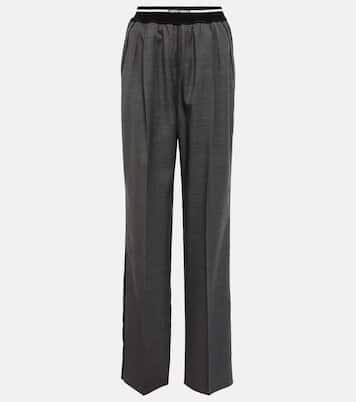 Weite Hose aus Schurwolle | Miu Miu