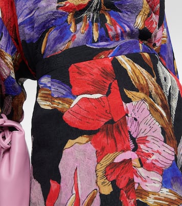 Jupe midi à fleurs | Dries Van Noten