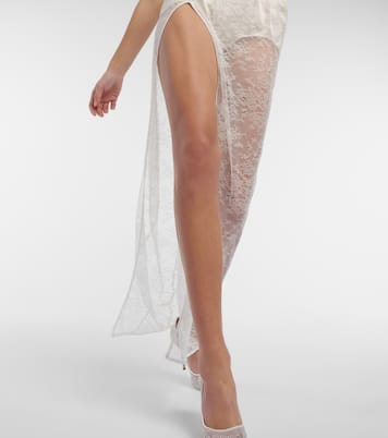 Bridal cutout lace gown | Nensi Dojaka