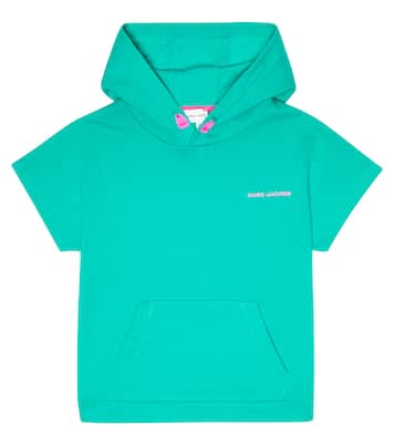 Felpa in cotone con logo e cappuccio | Marc Jacobs Kids