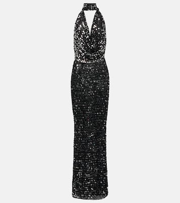 Robe longue Bellico à sequins | Aya Muse