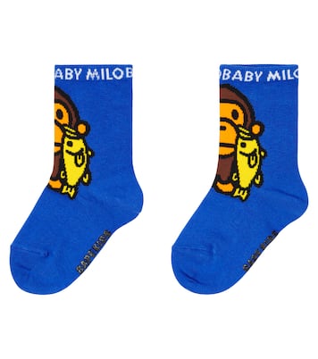 Calcetines Baby Milo® en mezcla de algodón | BAPE Kids