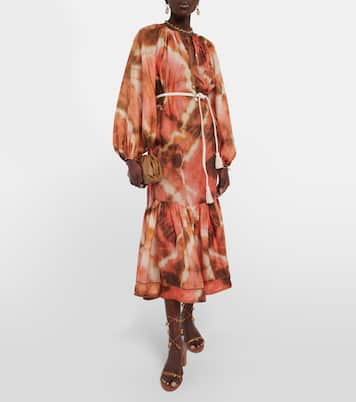 Midikleid Vacay aus Seide | Zimmermann