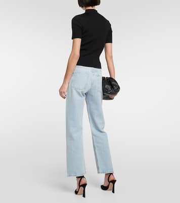 Top in maglia di misto seta | Oscar de la Renta